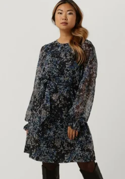 grijze catwalk junkie mini jurk dr cloudy leaves