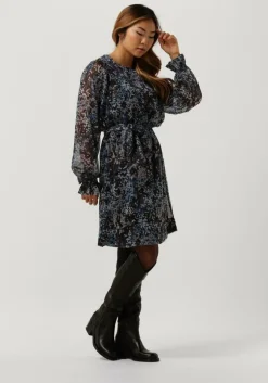 grijze catwalk junkie mini jurk dr cloudy leaves