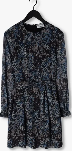 grijze catwalk junkie mini jurk dr cloudy leaves