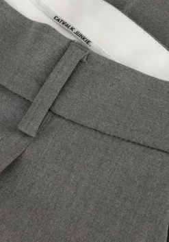grijze catwalk junkie pantalon straight leg tailored pants