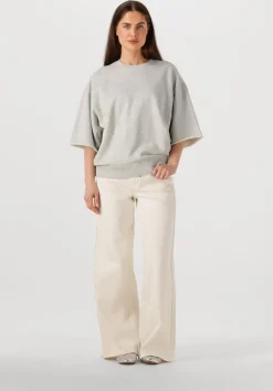 grijze catwalk junkie trui short sleeve sweater