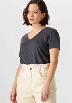 grijze catwalk junkie t-shirt tshirt with vneck