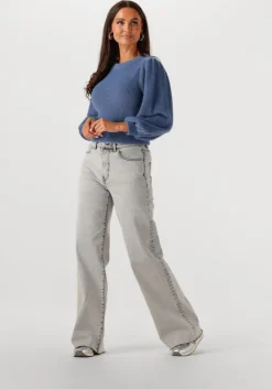 grijze catwalk junkie wide jeans loose fit jeans