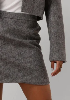 grijze circle of trust minirok rebecca skirt