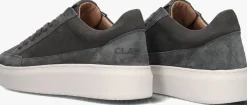 grijze clay lage sneakers lpenzo