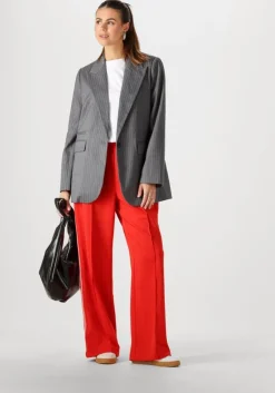 grijze co'couture blazer idacc pin single oversized blazer