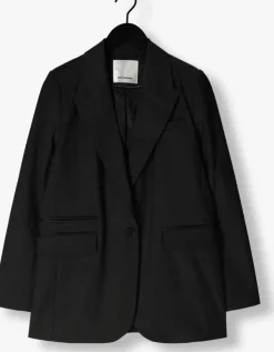 grijze co'couture blazer kaya single oversized blazer