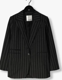 grijze co'couture blazer prescilla pin blazer