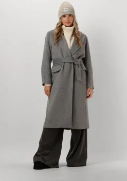 grijze co'couture mantel harry coat
