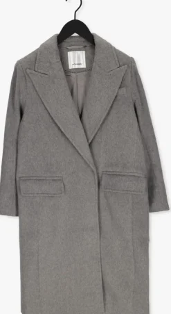 grijze co'couture mantel harry coat