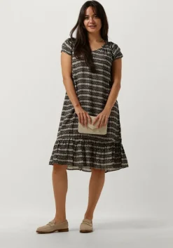 grijze co'couture midi jurk sunrise crop caya dress