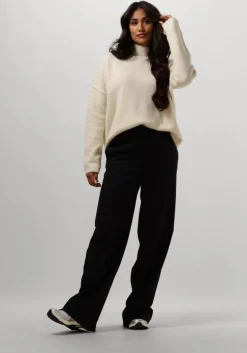 grijze co'couture pantalon ida pin wide long pant