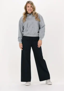 grijze co'couture trui solid choped hoodie