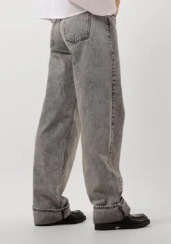 grijze co'couture wide jeans new vika long jeans