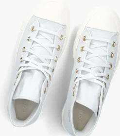 grijze converse hoge sneakers chuck taylor lift hi barely