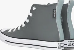 grijze converse hoge sneakers chuck taylor all star summer