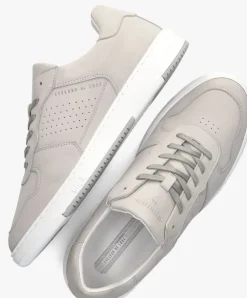 grijze cycleur de luxe lage sneakers no-foot