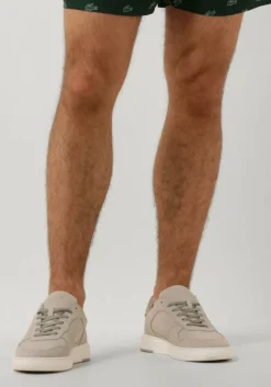 grijze cycleur de luxe lage sneakers no-foot