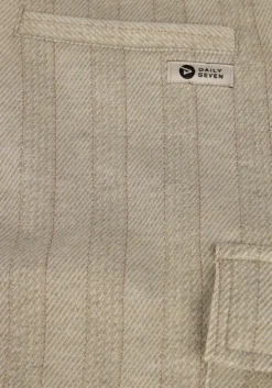 grijze daily7 korte broek check cargo short