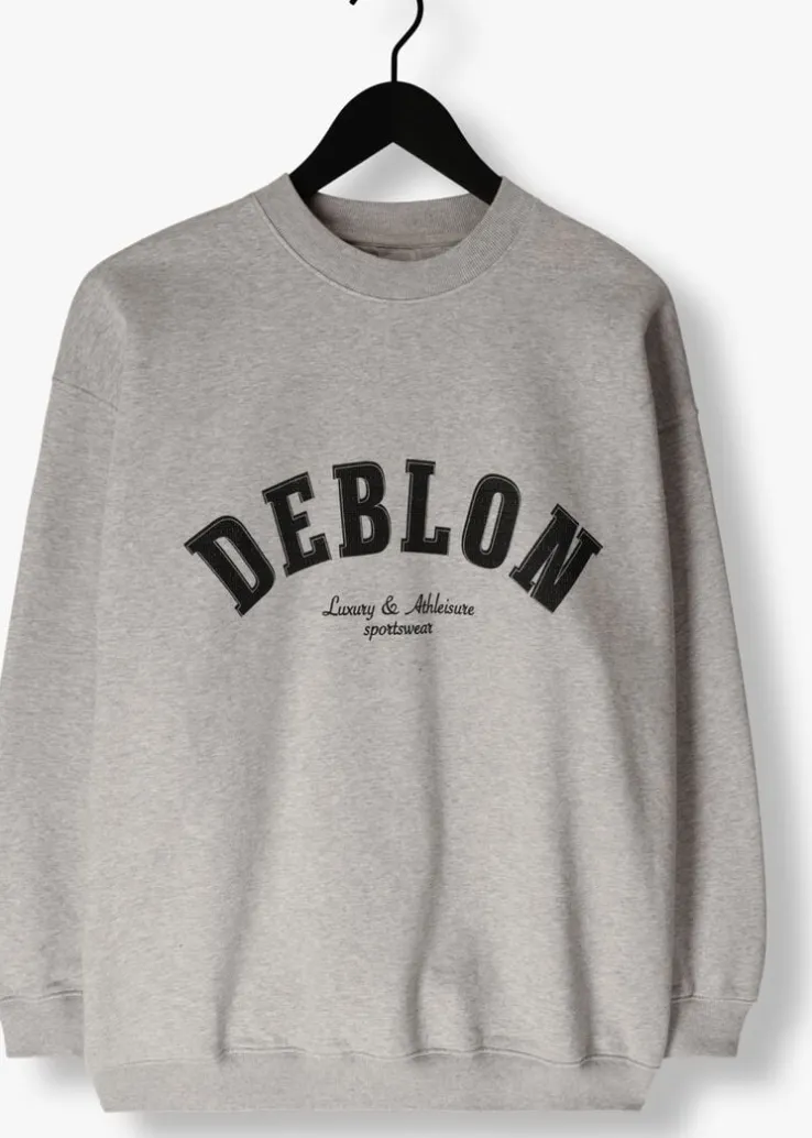 grijze deblon sports sweater puck sweater