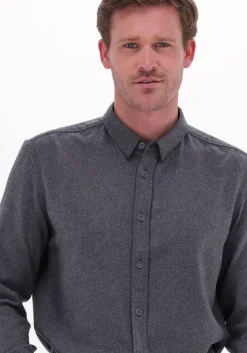 grijze drykorn casual overhemd loken 120069