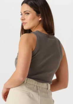 grijze drykorn top olina