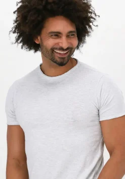 grijze dstrezzed t-shirt mc. queen basic tee organic slub jersey