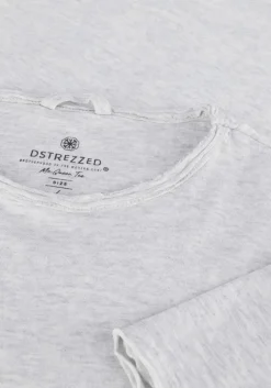 grijze dstrezzed t-shirt mc. queen basic tee organic slub jersey
