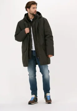 grijze dstrezzed t-shirt mc. queen basic tee organic slub jersey