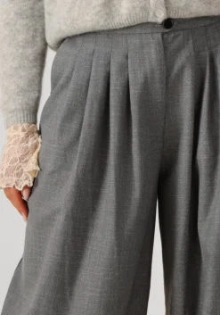 grijze edited pantalon sandy trousers