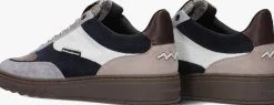 grijze floris van bommel lage sneakers sfm-10143 de kupster