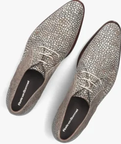 grijze floris van bommel nette schoenen sfm-30361 de stapper
