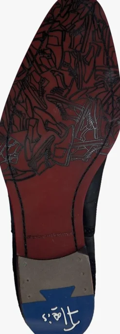 grijze floris van bommel nette schoenen sfm-30229