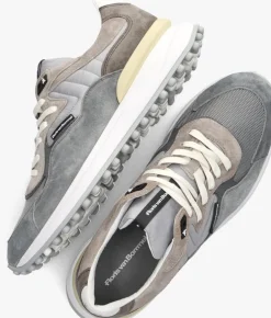 grijze floris van bommel lage sneakers sfm-10152
