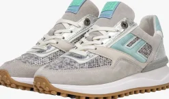 grijze floris van bommel lage sneakers sfw-10128