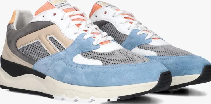 grijze floris van bommel hoge sneakers sfm-10154 de treener