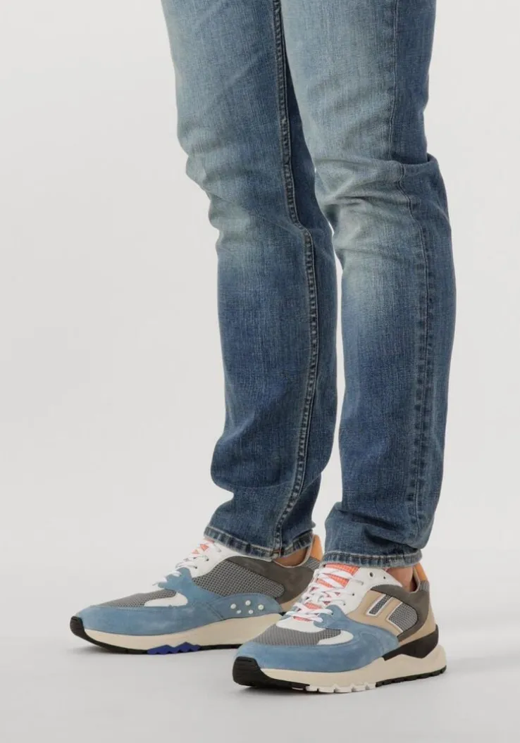 grijze floris van bommel hoge sneakers sfm-10154 de treener