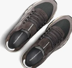 grijze floris van bommel lage sneakers sfm-10135 de zager