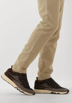 grijze floris van bommel lage sneakers sfm-10135 de zager