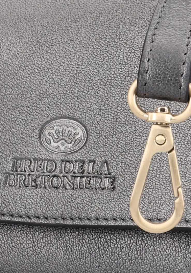 grijze fred de la bretoniere crossbodytassen jaana crossbody bag