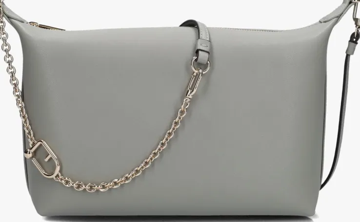 grijze furla schoudertas vitello sidney