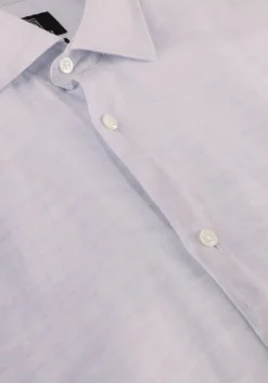 grijze genti casual overhemd linnen s7054-1120