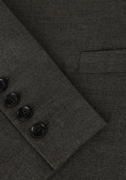 grijze gestuz mini jurk paulagz melange blazer dress