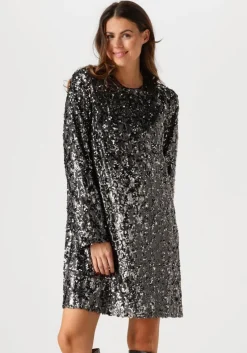 grijze gestuz mini jurk salinagz dress