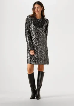 grijze gestuz mini jurk salinagz dress