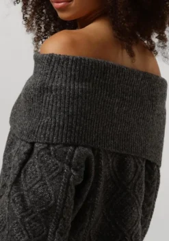 grijze gestuz trui adiegz off shoulder