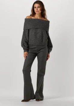 grijze gestuz trui adiegz off shoulder