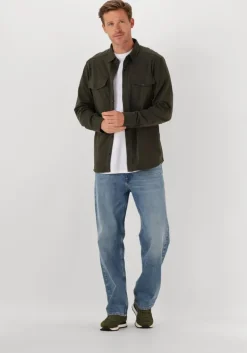 grijze g-star raw casual overhemd marine jersey shirt ls