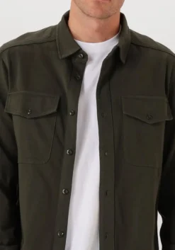 grijze g-star raw casual overhemd marine jersey shirt ls