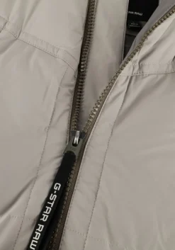 grijze g-star raw gewatteerde jas g-whistler pdd hdd jkt 2.0